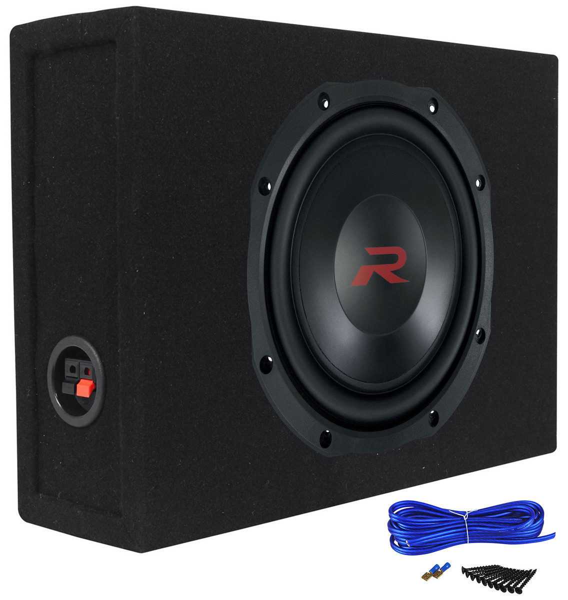 Alpine RS-W10D2 10” 600 Watt RMS Shallow Car Subwoofer+Sealed Sub