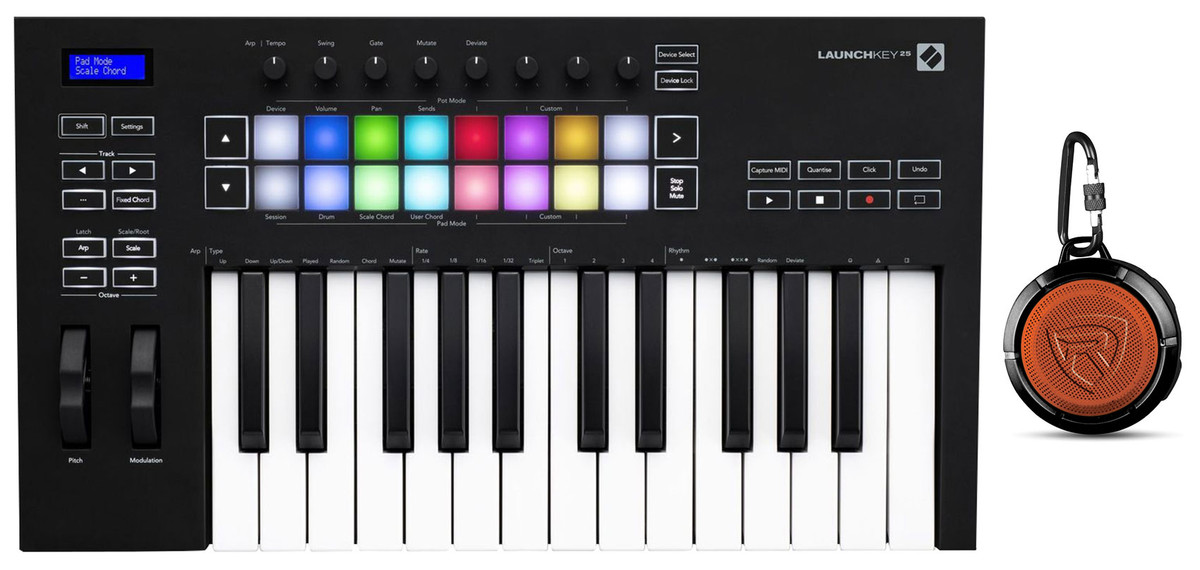 Novation Launchkey 25 MK3 25-Key USB MIDI DJ Keyboard Controller+