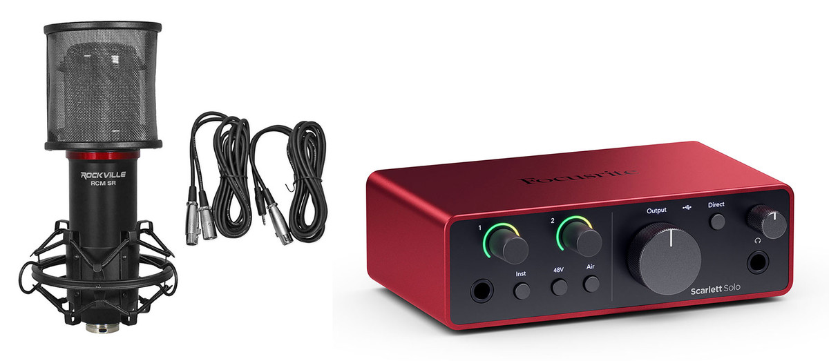 Focusrite Scarlett Solo 4th Gen Studio Recording USB Audio