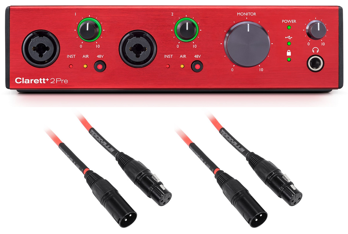 DTM・DAW Focusrite Clarett+ 2Pre Focusrite Clarett+ 2Pre USB-C Audio Interface | Sweetwater