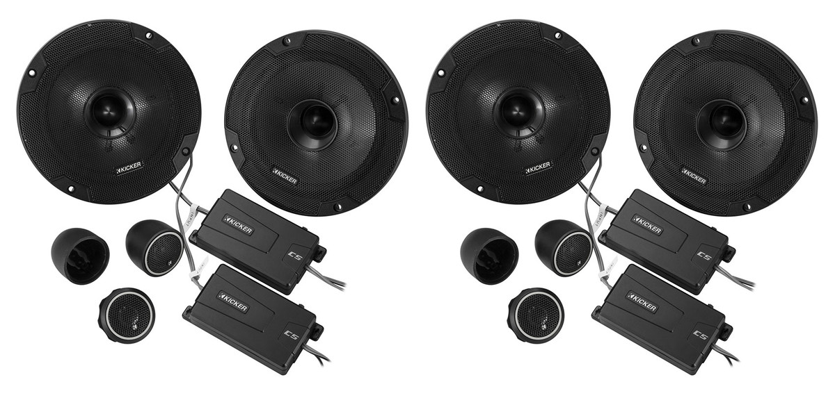 Pairs KICKER 46CSS654 600 Watt 4-Ohm Car Audio
