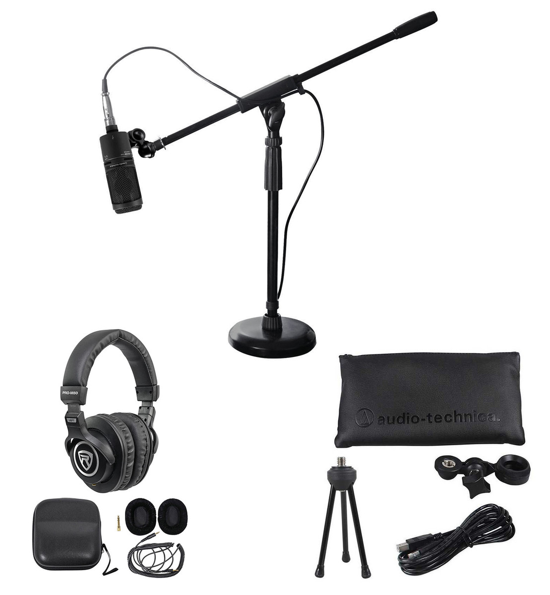 Audio Technica AT2020USB+ Podcast Podcasting Microphone+