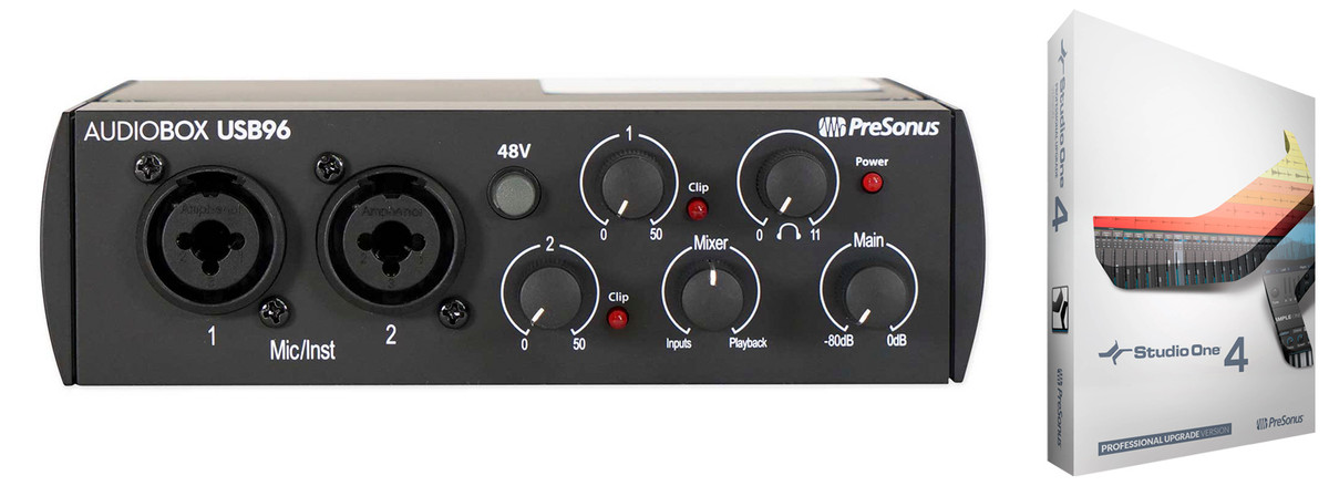 Music Studio PreSonus AudioBox USB 96 25th Aniversary
