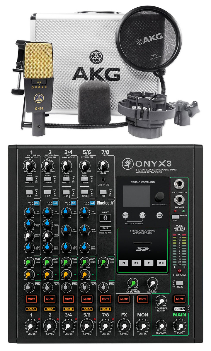 AKG C414 XLII Multi-Pattern Studio Reference Condenser