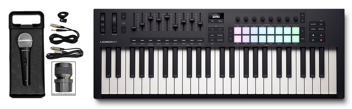 Launchkey mk4 49 novation MIDIキーボード 49鍵 novation Launchkey 49 MK4 MIDIキーボード 49鍵盤 ノベーション