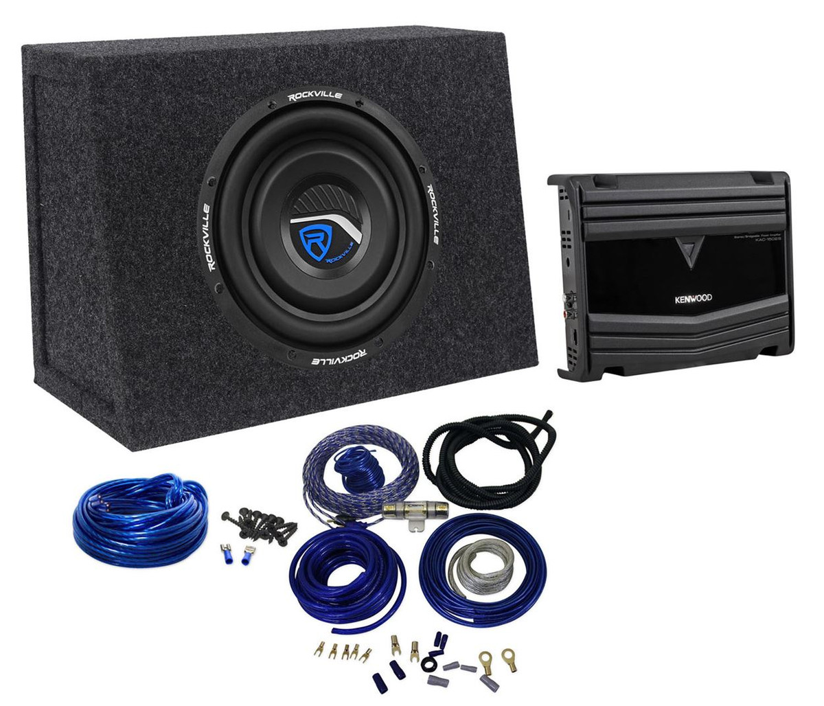 slim subwoofer and amp