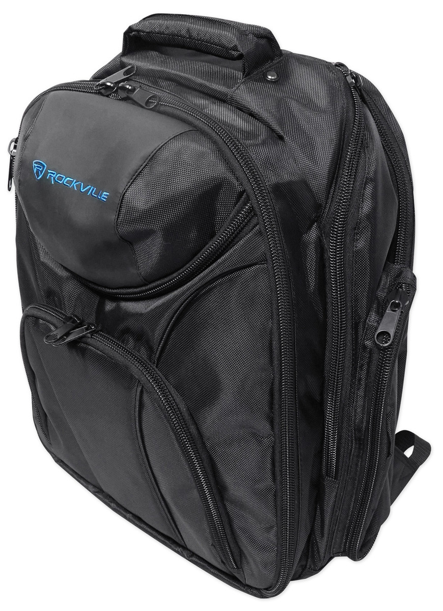 Rockville Travel Case Backpack Bag For Pioneer DDJ-WEGO3-K DJ