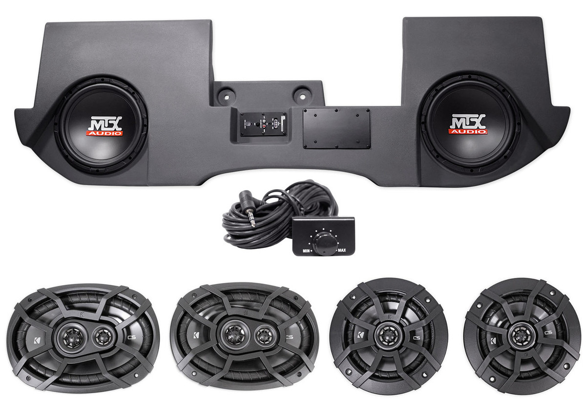 Chevy 1500 Speakers Ram Rear Door Speakers Q-Logic Custom Kick