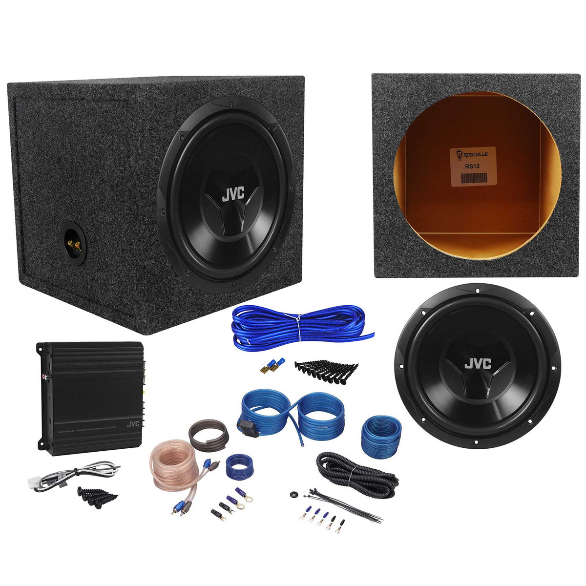 JVC CS-PK202 Sub Amp Combo 12