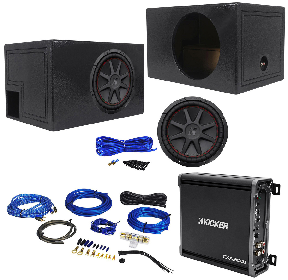 kicker 12 sub with built in amp