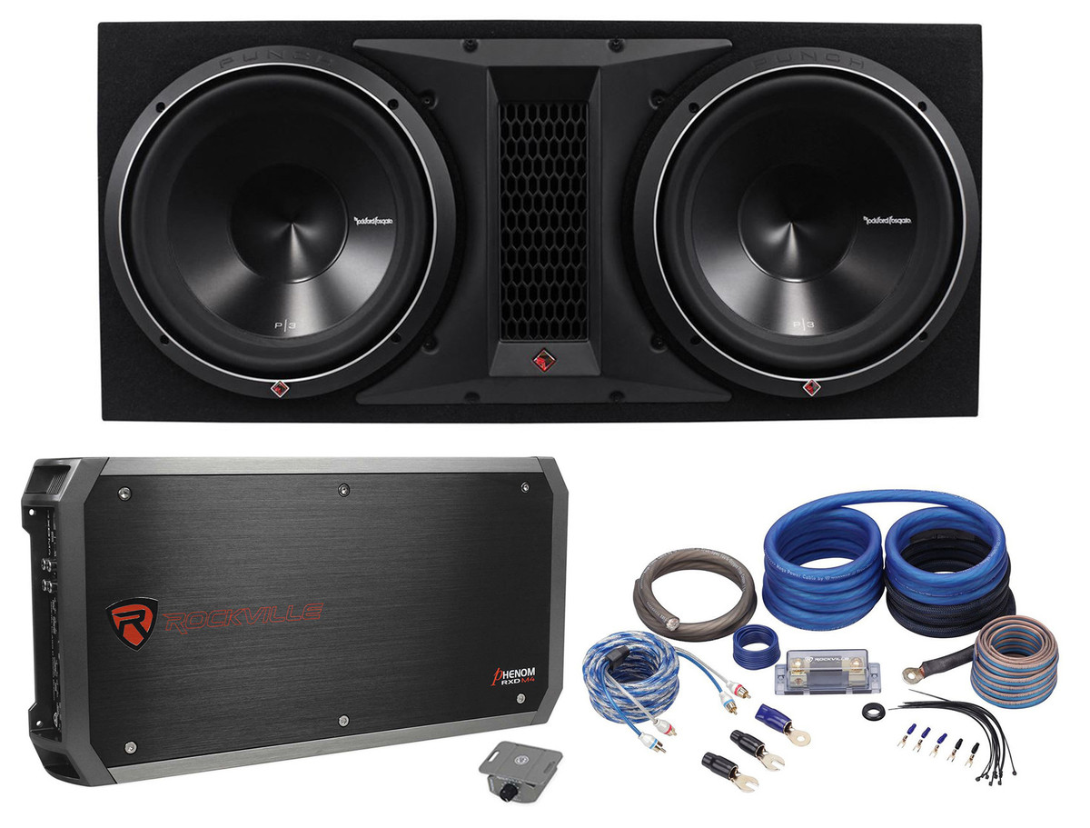 best amp for 2 rockford fosgate p3 12