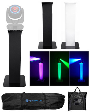 (1) Totem Light Stand+Black+White Scrims For Chauvet Maverick Mk Pyxis