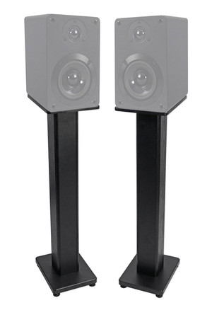 Pair 28" Bookshelf Speaker Stands For Cerwin-Vega XLS-6 Bookshelf Speakers
