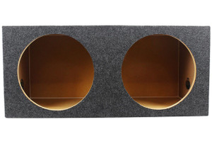 Rockville Subwoofer Sub Box Enclosure For (2) 43C124 Kicker Comp 12" Subwoofers