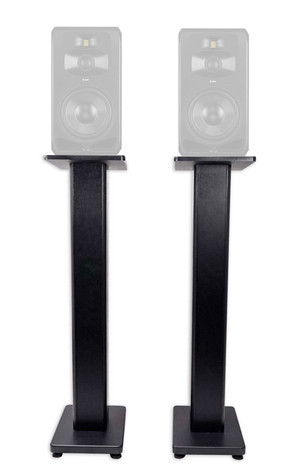 (2) Rockville 28" Studio Monitor Speaker Stands For ADAM Audio S5V Monitors