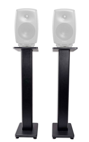 (2) Rockville 28" Studio Monitor Speaker Stands For Genelec 8320A Monitors