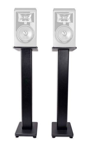(2) Rockville 28" Studio Monitor Speaker Stands For JBL 305P MKII Monitors