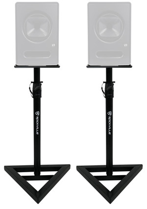 (2) Rockville Adjustable Studio Monitor Speaker Stands For Presonus Sceptre S6