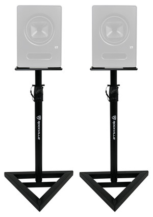 (2) Rockville Adjustable Studio Monitor Speaker Stands For Presonus Sceptre S8