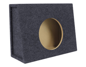 Rockville Shallow Sub Box Enclosure For Kicker 43CVT104 CompVT 10" Subwoofer