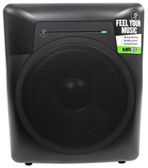 Mackie MRS10 10” 120 Watt Powered Active Studio Subwoofer Sub + Footswitch