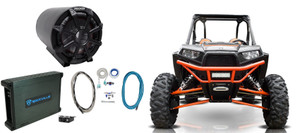 KICKER 45CWTB82 TB 8" 600w Loaded Subwoofer In Enclosure+Amp 4 RZR/ATV/UTV/Cart