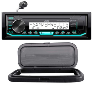 JVC Digital Media Bluetooth Hot Tub Stereo Receiver, iPhone/Sirius+Splash Guard