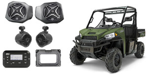 2018 Polaris Ranger XP1000 Bluetooth Receiver+Waterproof Speakers+Tower Speakers