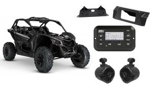 Can-Am Maverick X3 Digital Media Bluetooth Receiver+Kit+(2) 6.5" Tower Speakers