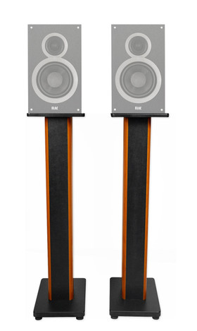 (2) 36" Bookshelf Speaker Stands For ELAC B6 Bookshelf Speakers