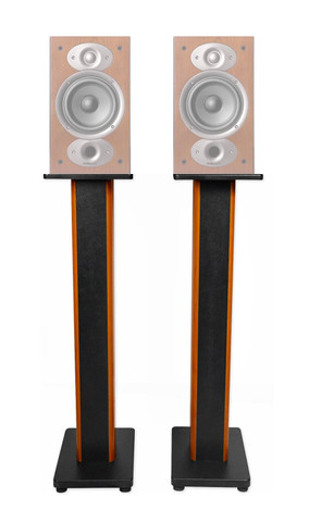(2) 36" Bookshelf Speaker Stands For Polk Audio RTI A3 Bookshelf Speakers