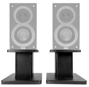 (2) 8‚Äù Black Bookshelf Speaker Stands For ELAC Debut B4 Bookshelf Speakers
