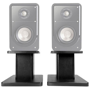 (2) 8‚Äù Black Bookshelf Speaker Stands For Polk Audio S15 Bookshelf Speakers