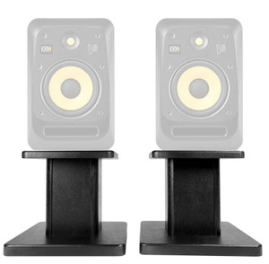 Rockville 8‚Äù Black Studio Monitor Speaker Stands For KRK V8 S4 Monitors
