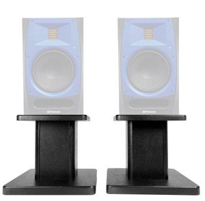 Rockville 8‚Äù Black Studio Monitor Speaker Stands For Presonus R80 Monitors