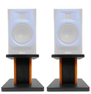Rockville 8‚Äù Wood Studio Monitor Speaker Stands For Presonus R80 Monitors