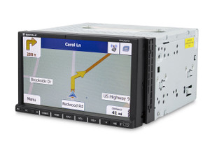 Rockville RVDG7.0 Double Din 7" Car GPS Navigation DVD Receiver Bluetooth iPhone