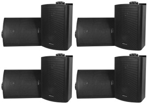 8) Rockville HP5S Black 5.25" Outdoor/Indoor Home Theater Patio Swivel Speakers