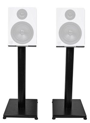 Rockville 21‚Äù Black Steel Studio Monitor Speaker Stands For Rockville APM6W