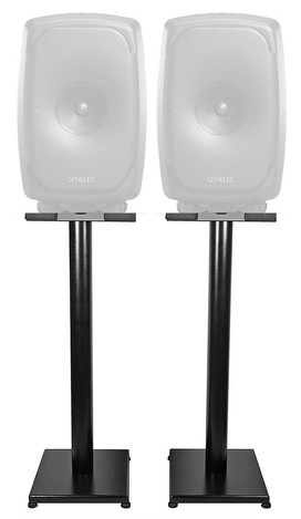 Rockville 29" Black Steel Studio Monitor Speaker Stands For Genelec 8341 SAM