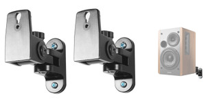 Pair Hidden Wall Mount Swivel Brackets For Edifier R1280T Bookshelf Speakers