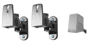 Pair Hidden Wall Mount Swivel Brackets For Edifier R1850DB Bookshelf Speakers