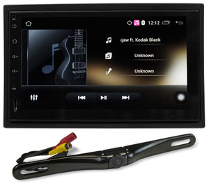 Rockville AN7 2 Din 7" Android Car Receiver MirrorLink/GPS/Bluetooth/Wifi+Camera