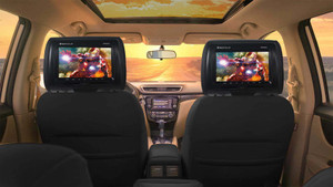 Rockville RVD951-BK 9 inch Black Plug N Play Dual DVD/USB/HDMI Car Headrest Monitors