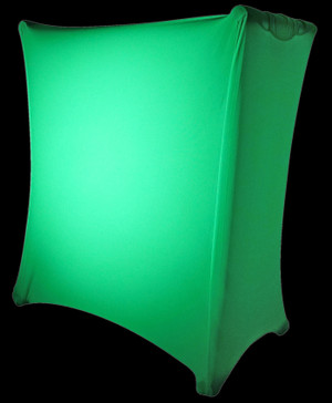 Rockville RSC5W Universal White DJ Scrim Cloth Cover For X Stand and Carry Bag