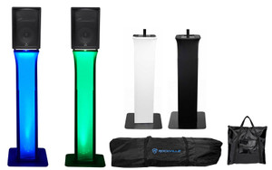 (2) JBL JRX212 2000 Watt 12" DJ Speakers + Adjustable Totem Style Speaker Stands