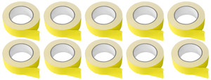 10) Rolls Rockville Pro Audio/Stage Wire ROCK GAFF Yellow Gaffers Tape 2"x100 Ft