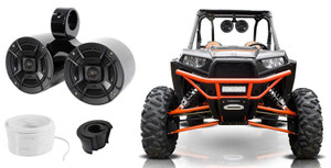 Polk Audio Dual 6.5" Rollbar Rollcage Speakers for Polaris/JEEP/ATV/UTV/RZR/CART