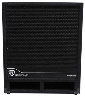 Rockville RBG15S 15" 1600w Active Powered PA Subwoofer w/DSP+ Limiter Pro/DJ