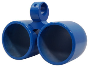 Rockville DMAC80-Blue Dual 8" Aluminum Metal Wakeboard Tower Speaker  Enclosure